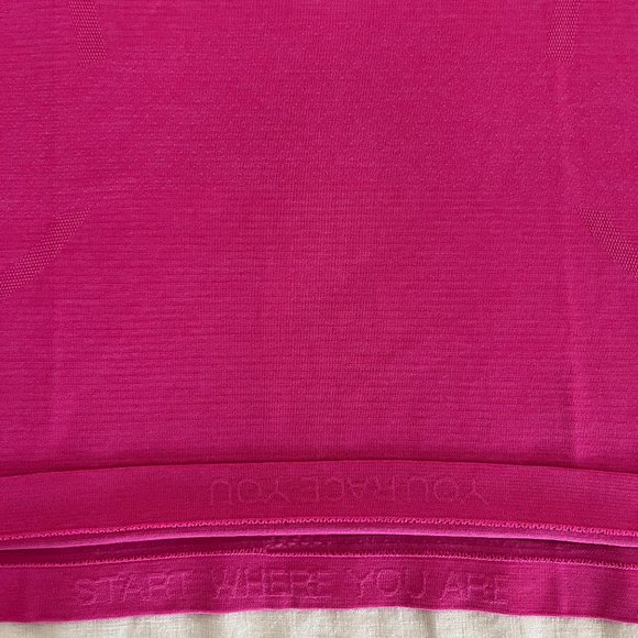 NEW with tags Lululemon Swiftly Tech Short Sleeve Shirt 2.0 *Race Length Pink 6 - Picture 11 of 15